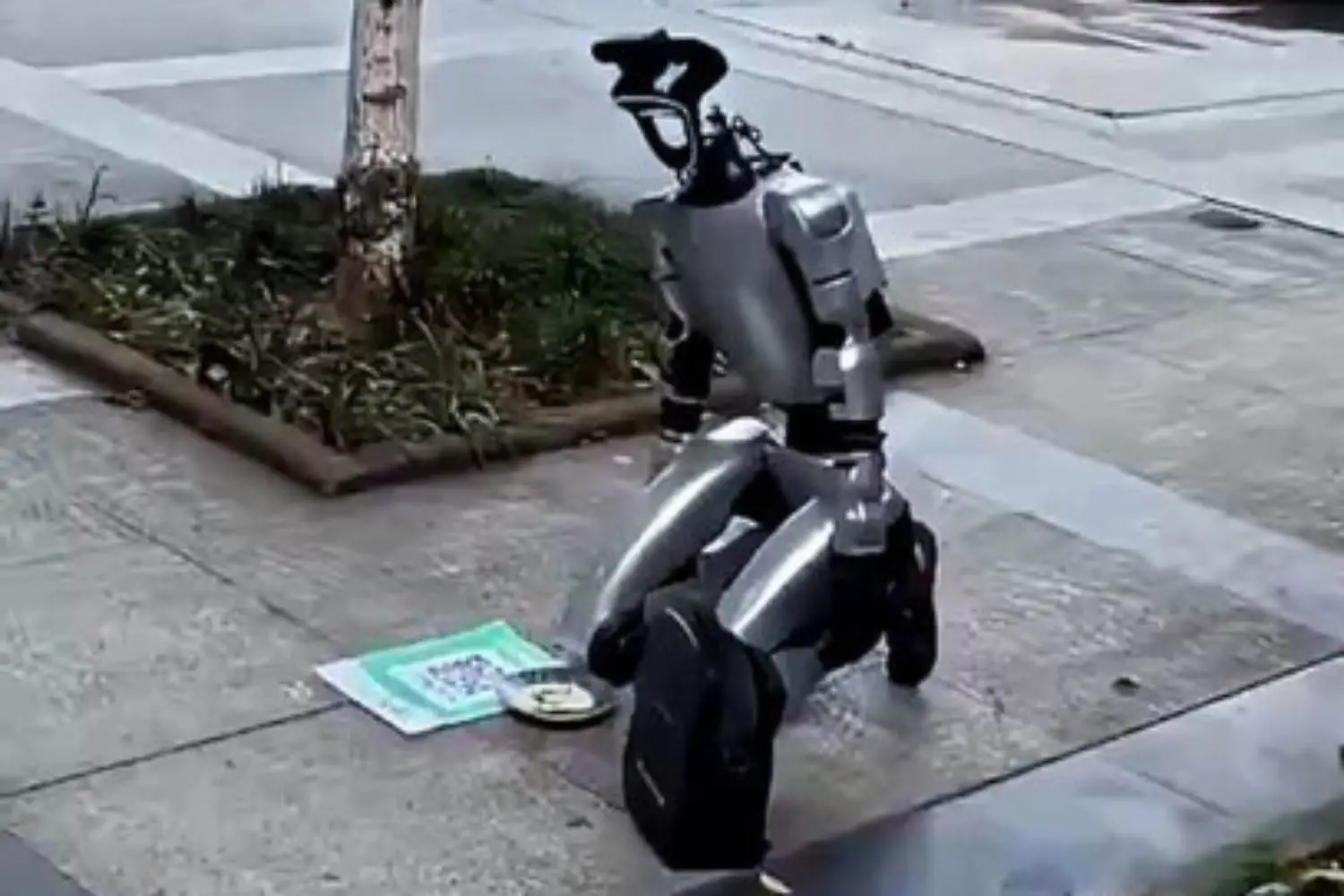 En Chine, un robot mendiant en pleine ville affole le web (Vidéo) En Chine, un robot mendiant en pleine ville affole le web (Vidéo)